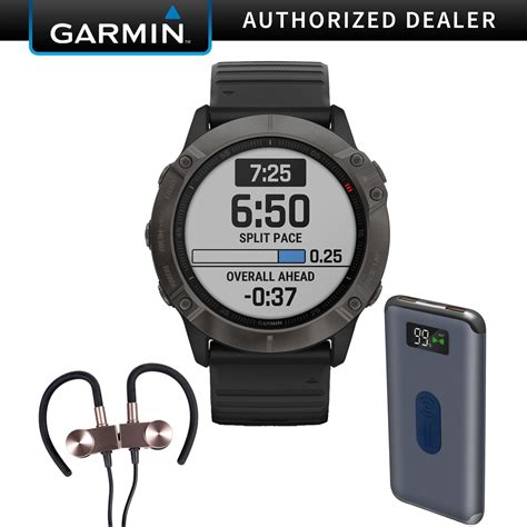 Garmin Fenix 6x Sapphire Multisport Gps Smartwatch With Wireless