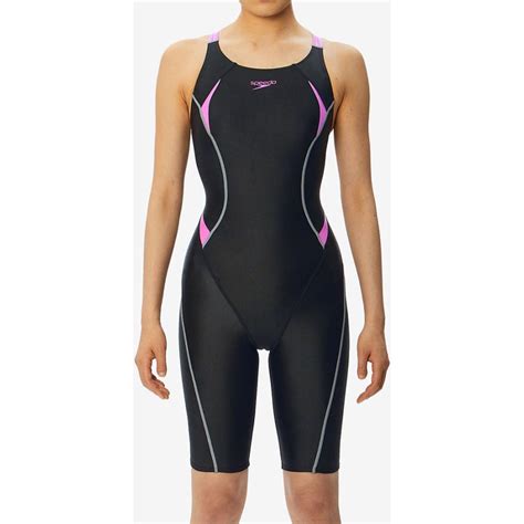 Speedo スピード Flex Σχ Semi Openback Kneeskin Scw12302f Gw Scw12302fspg