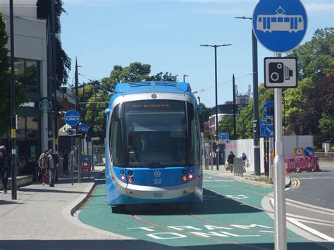 West Midlands Metro Tram 22 Test Run To Edgbaston Village Flickr