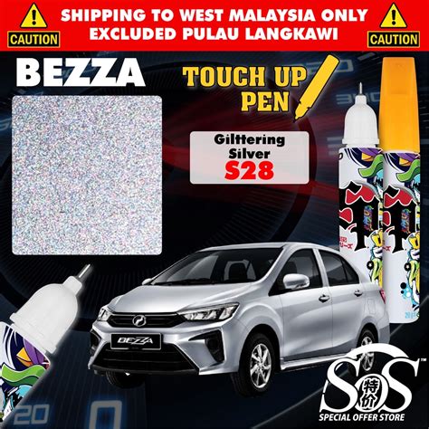 Touch Up Pen Perodua Bezza Original Color Pen And Brush Repair Minor Scratch Car Paint Diy Fix Cat