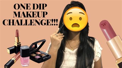 One Dip Makeup Challenge Makeup Challenge Rupali Panda