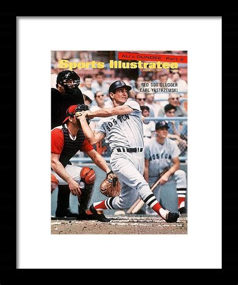 Boston Red Sox Carl Yastrzemski Sports Illustrated Cover Framed