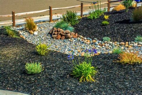 21 Best Black Mulch Landscaping Ideas To Create The Perfect Garden