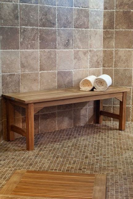 4 Ft Teak Shower Bench By Westminster Teak Bathroom Storage Over Toilet