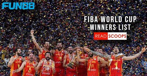 FIBA Basketball World Cup Winners List | Read Scoops