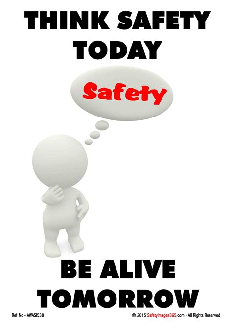 Awareness Safety Posters. Think Safety Today – Safety Posters