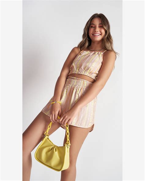 Riachuelo Shorts Zinco Boxer Detalhe Elástico Nude