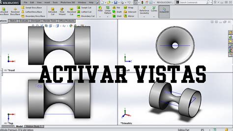 C Mo Activar Varias Vistas En Solidworks Youtube