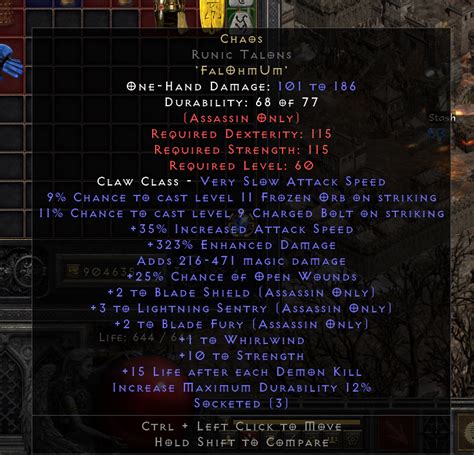 Gg Chaos Runic Talon Ft Topic D2jsp