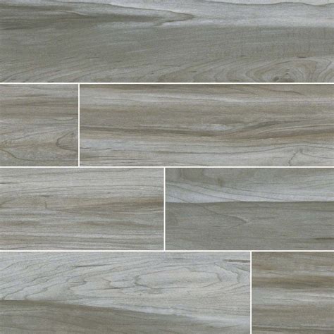 Carolina Timber Gray Ceramic Wood Look Tile - Traditional - Wall And ...