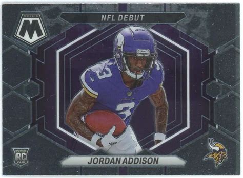 NFL 2023 Panini Mosaic Single Card Jordan Addison ND 14 Rookie NFL