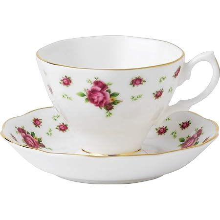 Amazon De Royal Albert New Country Pink Roses Tee Tasse Und Sauce