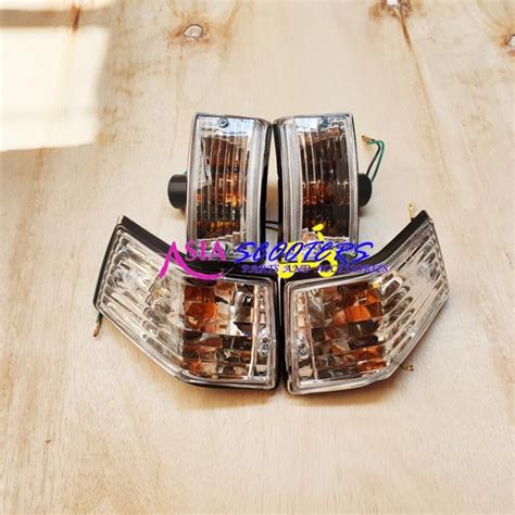 Jual Lampu Sen Sein Vespa New Px Bening Garis Import Shopee Indonesia