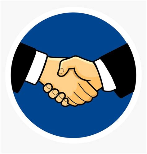 Handshake Vector Hd Png Download Hand Logo Clip Art Poster Drawing