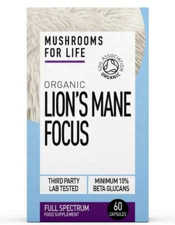 MUSHROOMS 4 LIFE LION S MANE FOCUS 60 CAPSULES