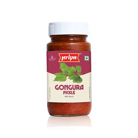 Priya Gongura Pickle With Garlic 300G Authentic Telugu Style Achar