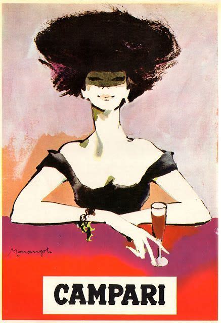 Woman Vintage Campari Poster Vintage Italian Posters Vintage