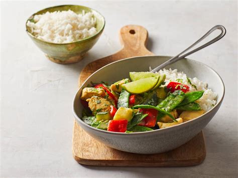 Groene Curry Met Courgette Peultjes En Kip Boodschappen