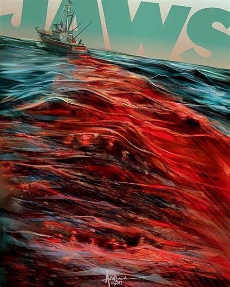 Blood Brothers Horror On Instagram Jaws 1975 Horror Horrorfilm