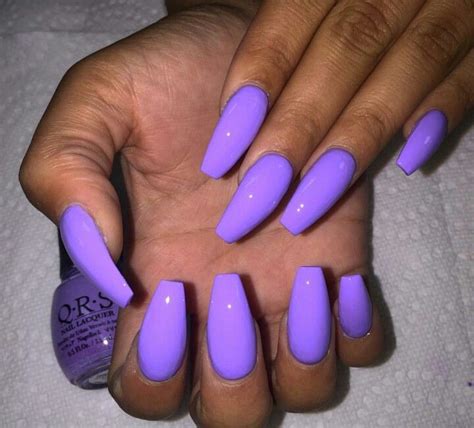 Purple Nails Purple Acrylic Nails Purple Nails Summer Nails Colors