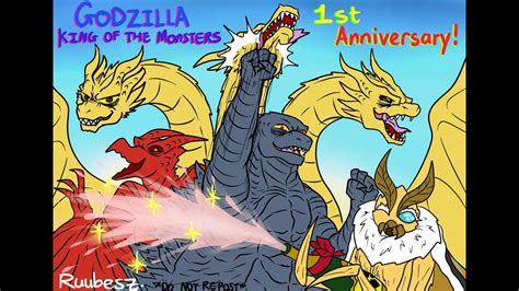 Godzilla Kotm Godzilla King Of The Monsters 1 Year Anniversary