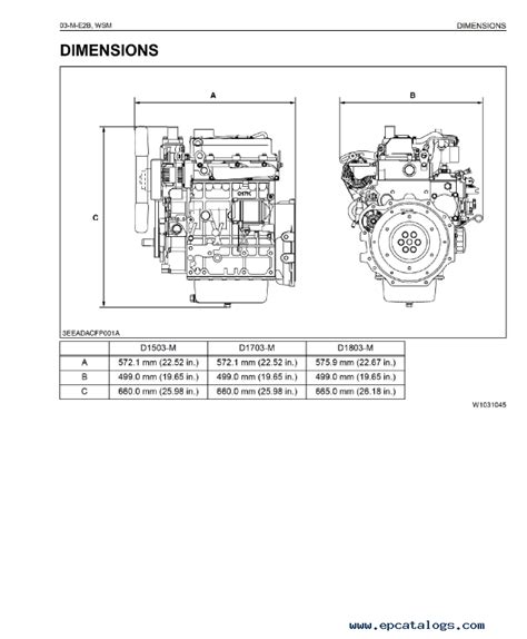 Kubota 03 M E2b Series Diesel Engine Workshop Manual