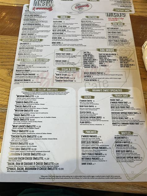 Brianna S Cafe Wittenberg Menu Reviews 13 Photos 12 Restaurantji