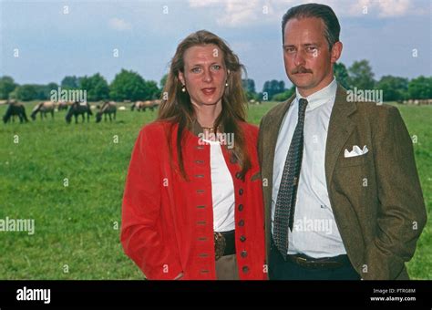 Rudolph Prinz Von Croy Mit Ehefrau Alexandra Di D Lmen Deutschland