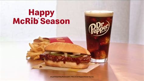 Mcdonalds Mcrib Tv Commercial Happy Mcrib Season Ispottv