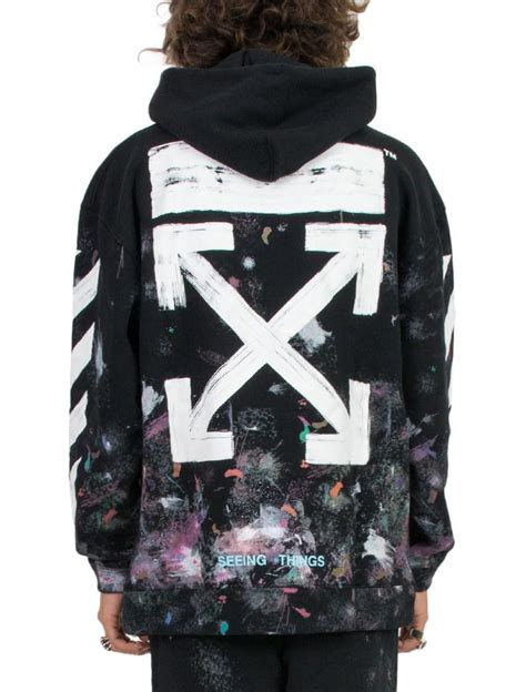 Lyst - Off-White c/o Virgil Abloh 'galaxy' Hoodie in Black for Men