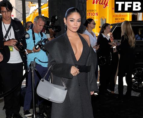 Vanessa Hudgens Displays Her Sexy Tits As She Attends The Michael Kors