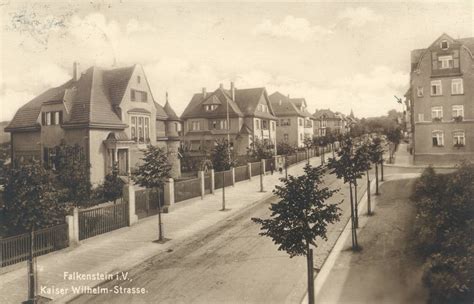 Ansichtskarte Falkenstein I V Kaiser Wilhelm Strasse Kreismuseum