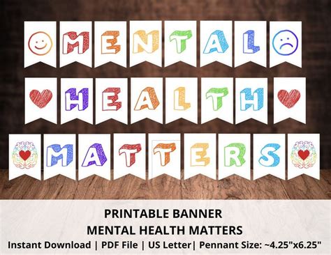 Printable Banner Mental Health Matters