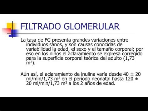 COMO CALCULAR LA TASA DE FILTRADO GLOMERULAR YouTube