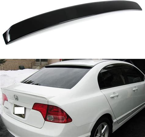 Amazon Painted Glossy Black Rear Window Roof Top Spoiler