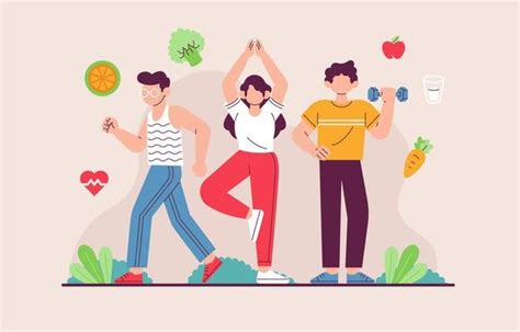 Healthy Lifestyle Vector Art Icons And Graphics For Free Download