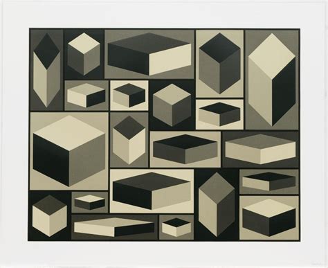 Distorted Cubes from Distorted Cubes by Sol Lewitt (1928-2007, United ...