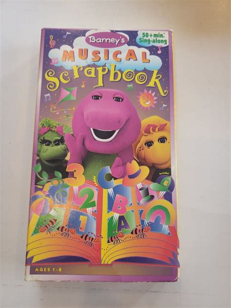 Barney Musical Scrapbook VHS Video Tape Grelly USA