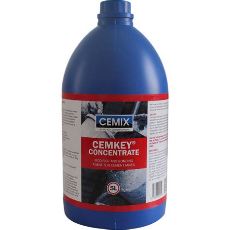 5l Bottle Cemkey Concentrate Additive Milky White Liquid Placemakers Nz