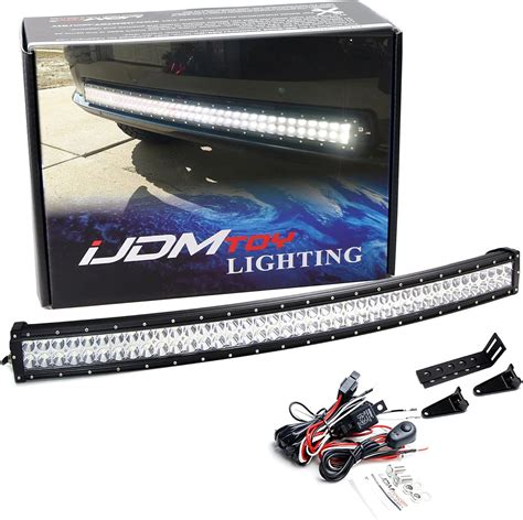 Ijdmtoy Lower Grille Mount 40 Inch Led Light Bar Compatible With 09 18 Dodge Ram