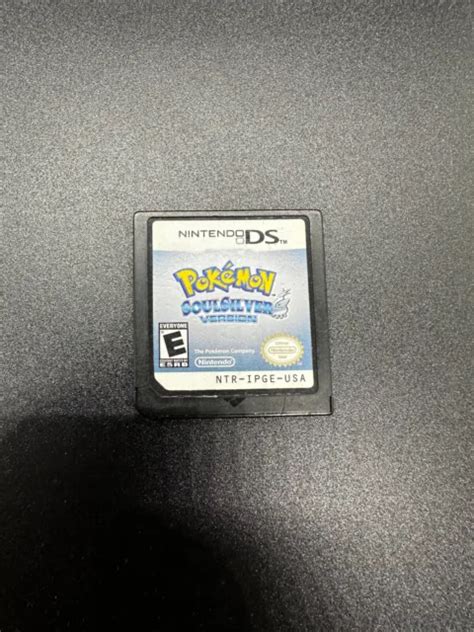 Pokemon Soulsilver Version Nintendo Ds Authentic Cartridge Only Tested