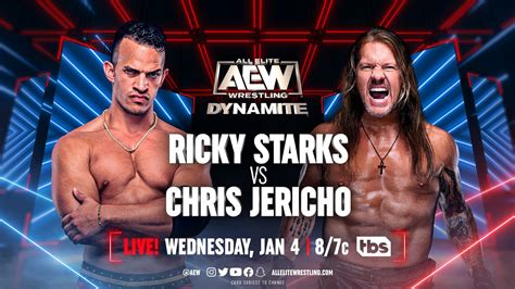 AEW Dynamite Live Results Chris Jericho Vs Ricky Starks Samoa Joe Vs