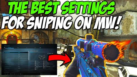 The Best Settings For Sniping On Modern Warfare Youtube