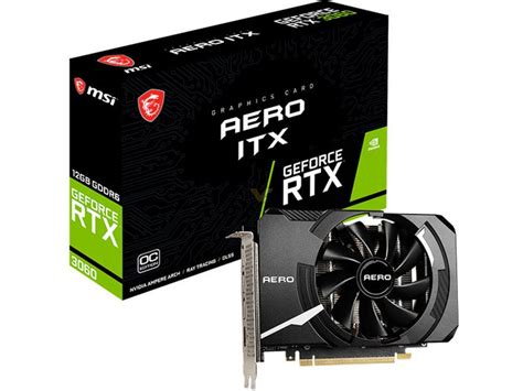 Msi Reveals Geforce Rtx 3060 Aero Itx Teeny Tiny Mini Itx Card