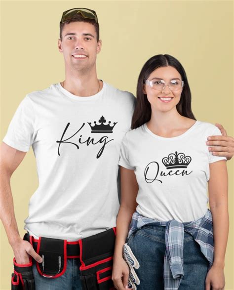 King And Queen Couple T Shirt