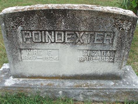 Kire Flynn Poindexter 1847 1924 Find A Grave Memorial