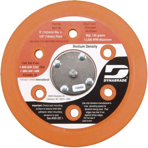 Dynabrade - Disc Backing Pad: Adhesive & PSA | MSC Direct