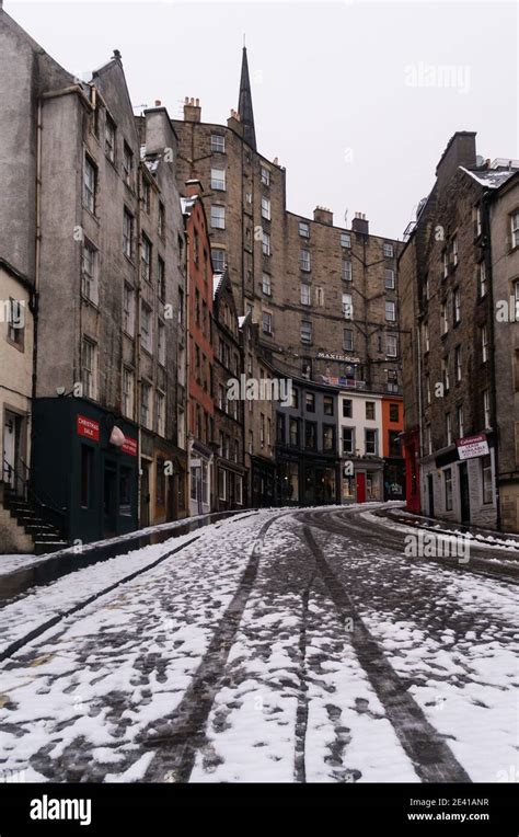 Scottish Street Snow Hi Res Stock Photography And Images Alamy