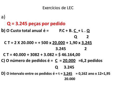 Aula Lote Econ Mico De Compras Lec Ppt Carregar