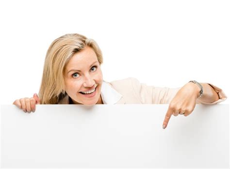 Premium Photo Banner Portrait And Mature Woman With Hand Pointing In